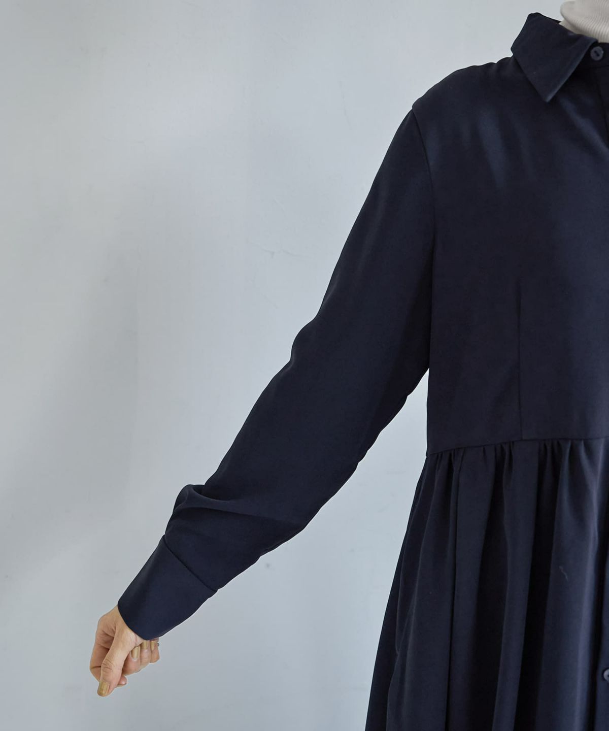 着用イメージ 168cm 着用サイズ 02 ネイビー