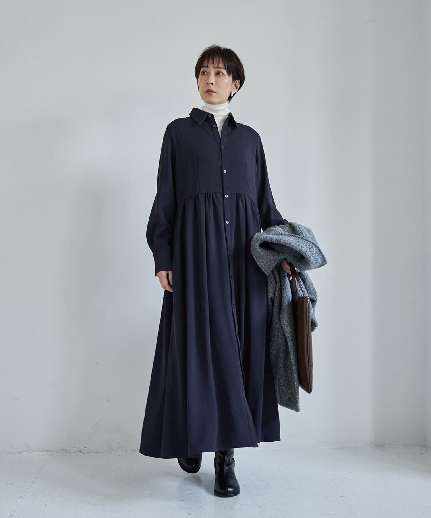 着用イメージ 168cm ブラウン 02サイズ