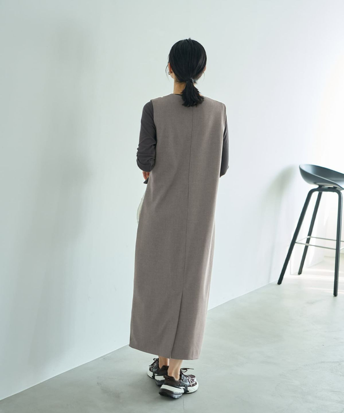 着用イメージ 164cm 02サイズ グレー