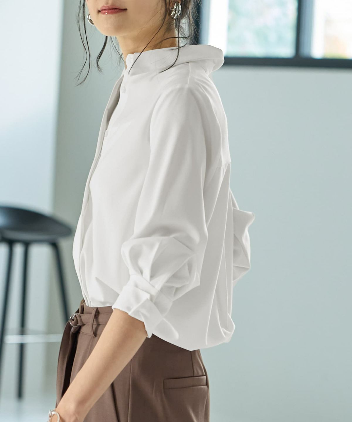 着用イメージ 165cm ホワイト