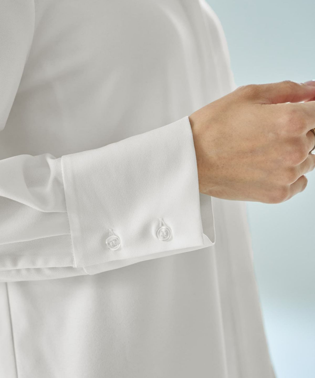 着用イメージ 165cm ホワイト