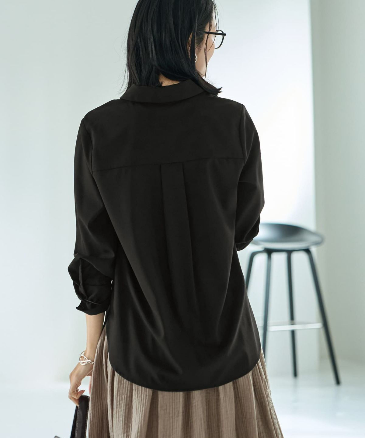 着用イメージ 165cm ブラック