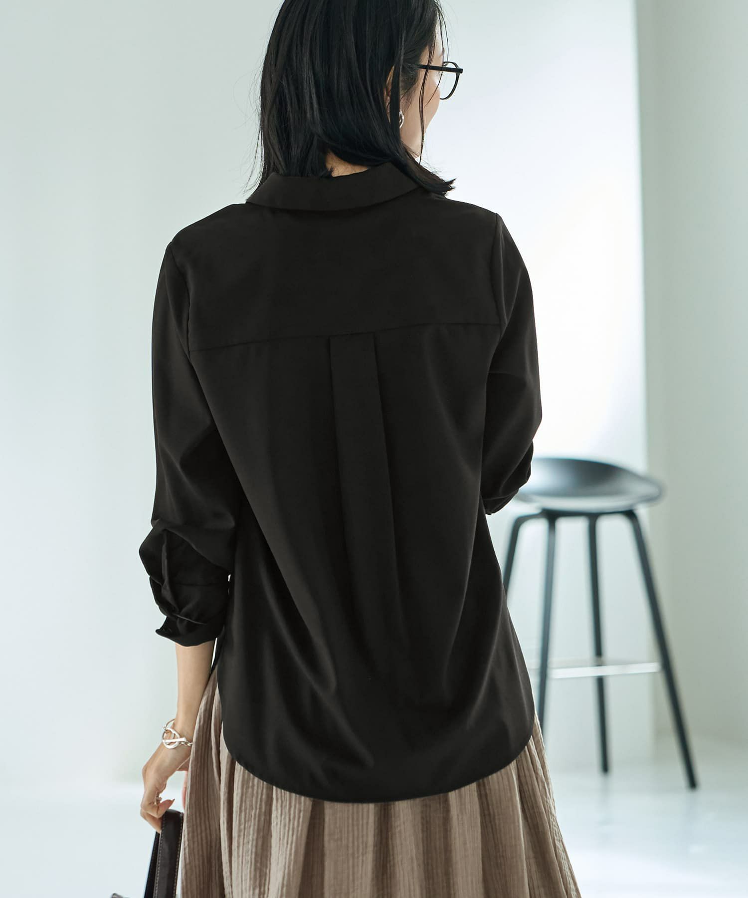 着用イメージ 165cm ブラック