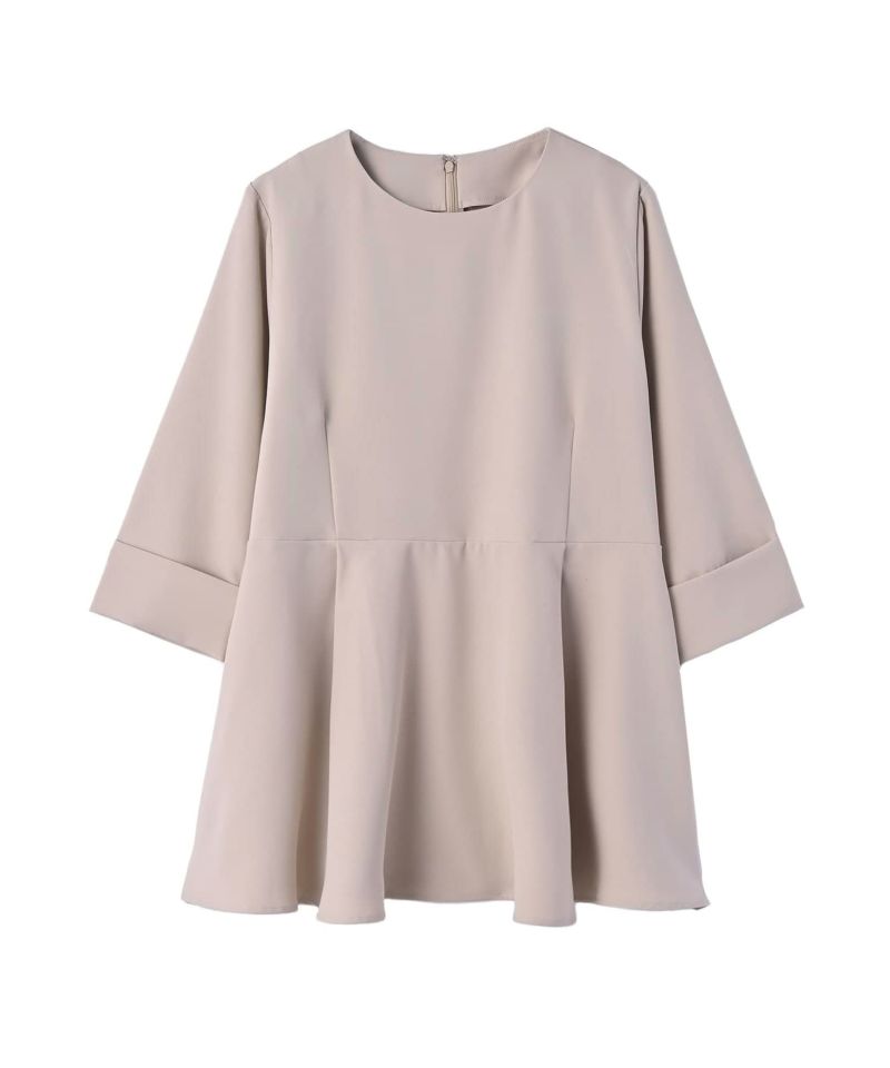 スタイルデリ STYLE DELI 【BLK001】美カバーぺプラムトップス （アイボリー） BLK001】美カバーぺプラムトップス | おしゃれな大人レディース