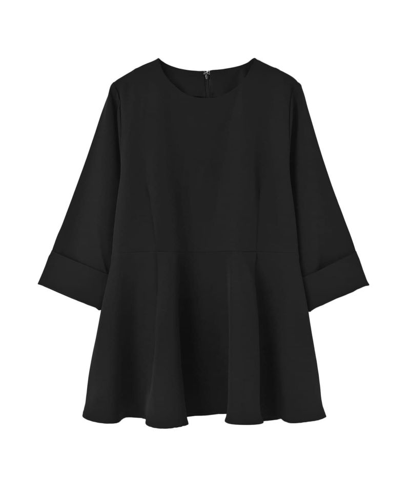 スタイルデリ STYLE DELI 【BLK001】美カバーぺプラムトップス （ブラック） BLK001】美カバーぺプラムトップス | おしゃれな大人レディース