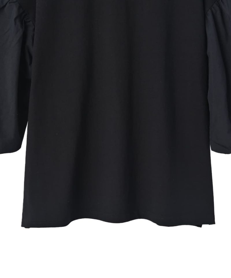 tシャツ 「BLK001」袖ボリュームカットソー レディース BLK001】袖ボリュームカットソー | おしゃれな大人レディース