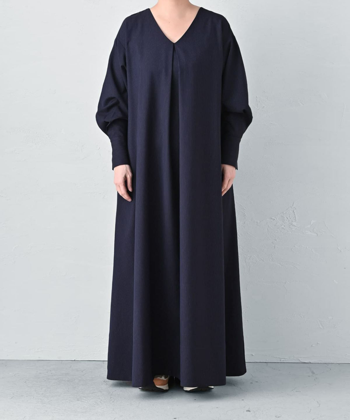 着用イメージ 173cm ネイビー Long