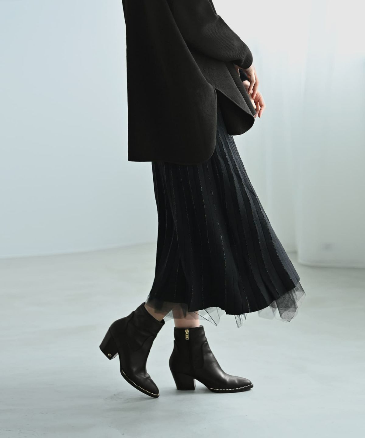 着用イメージ 170cm ブラック