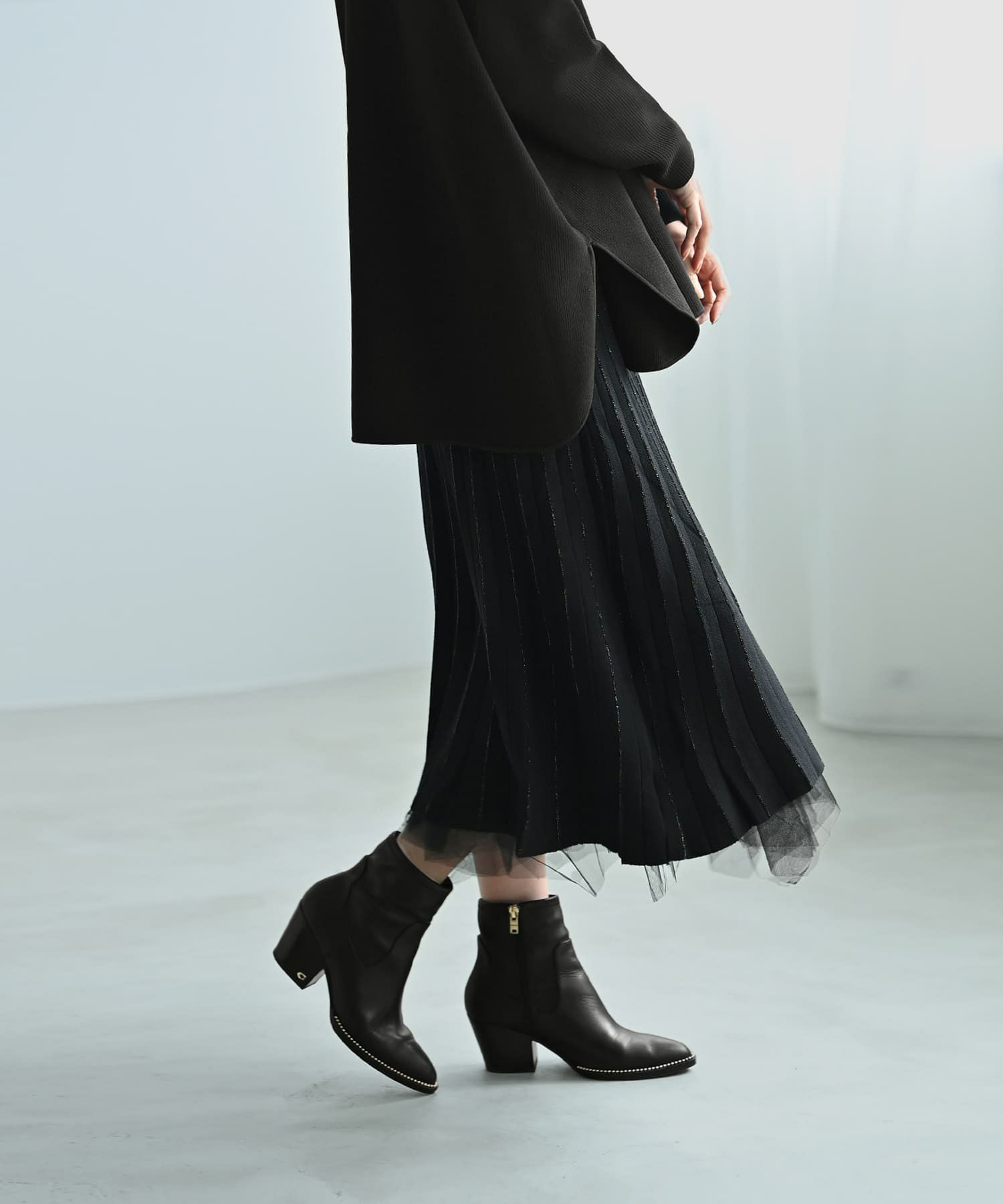 着用イメージ 170cm ブラック
