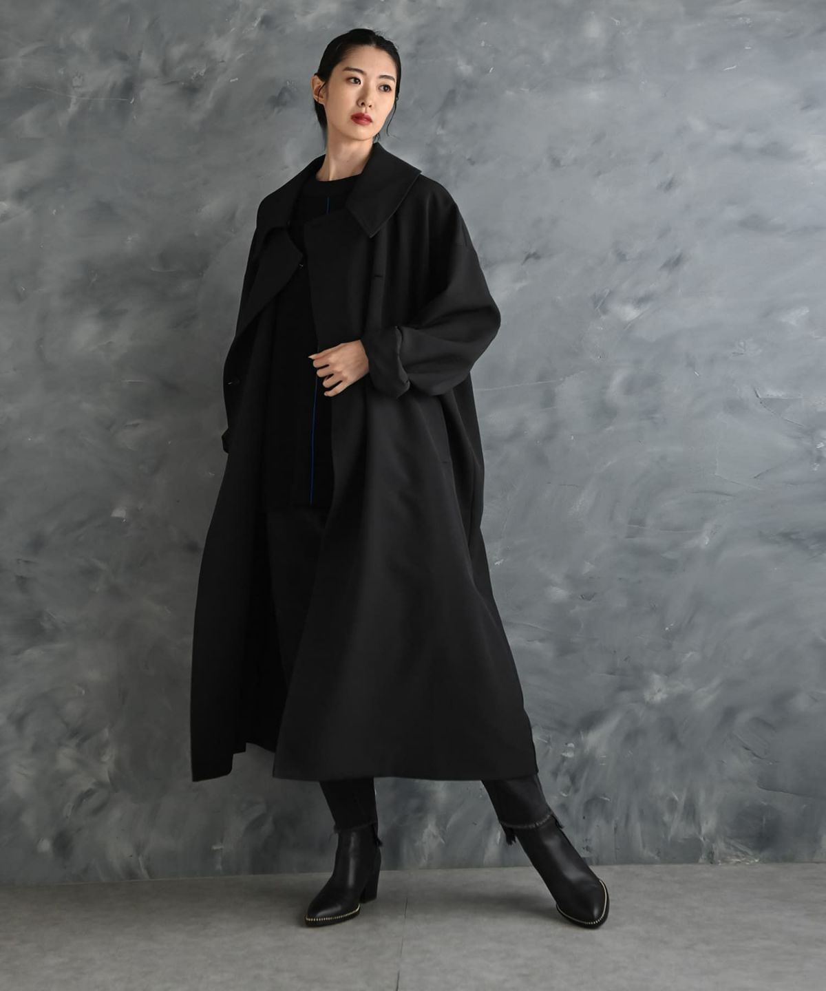 着用イメージ 175cm ブラック