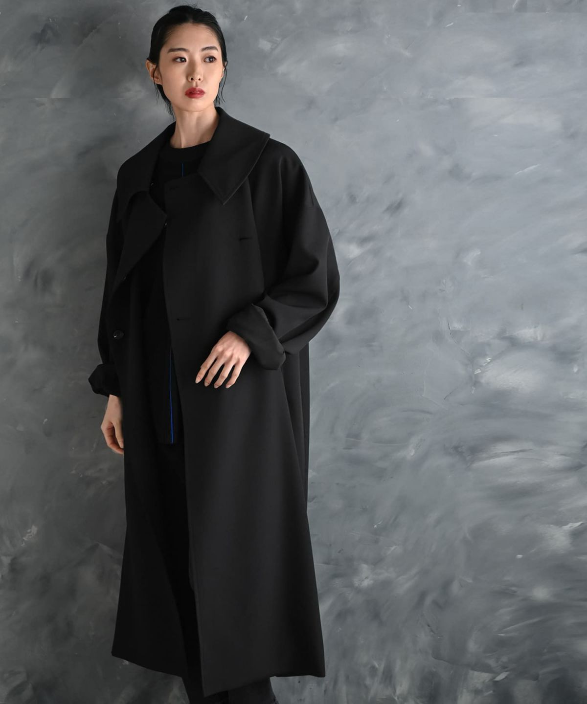 着用イメージ 175cm ブラック