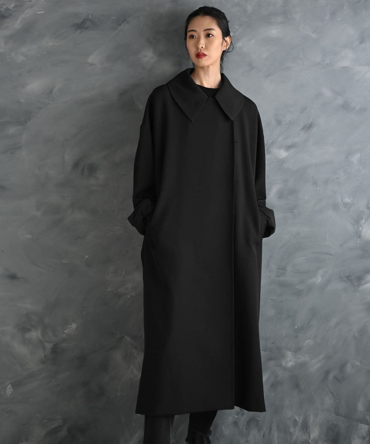 着用イメージ 175cm ブラック