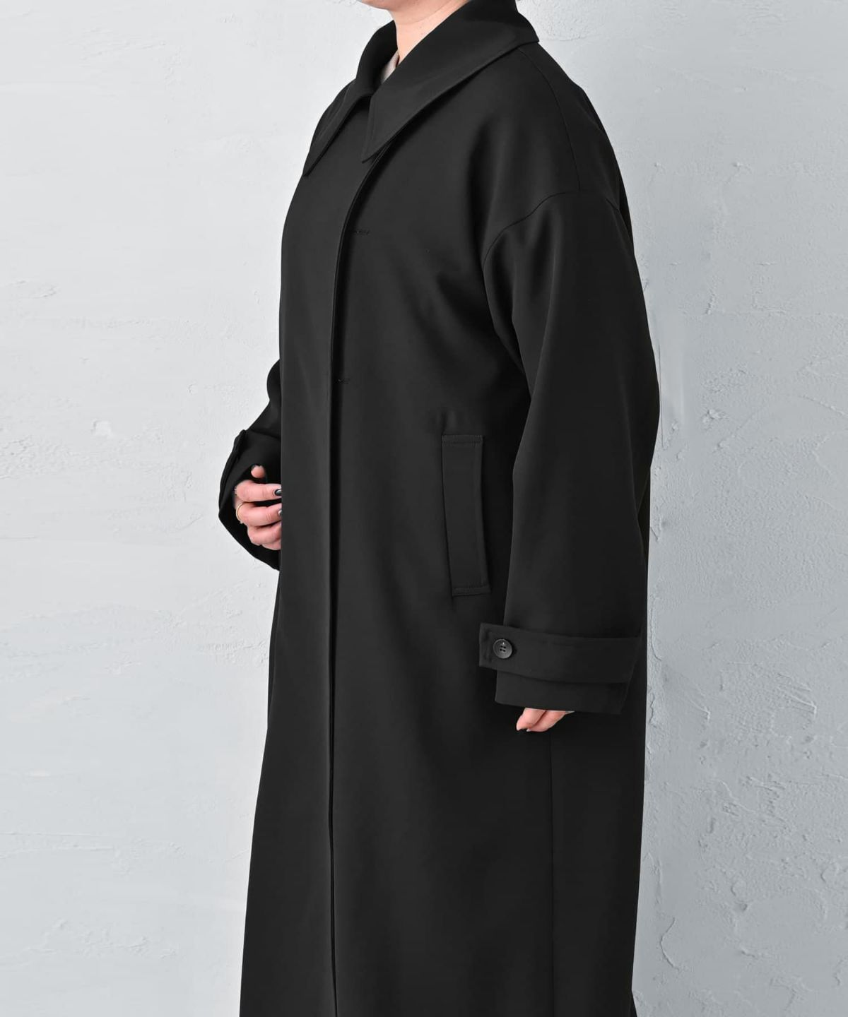 着用イメージ 163cm ブラック