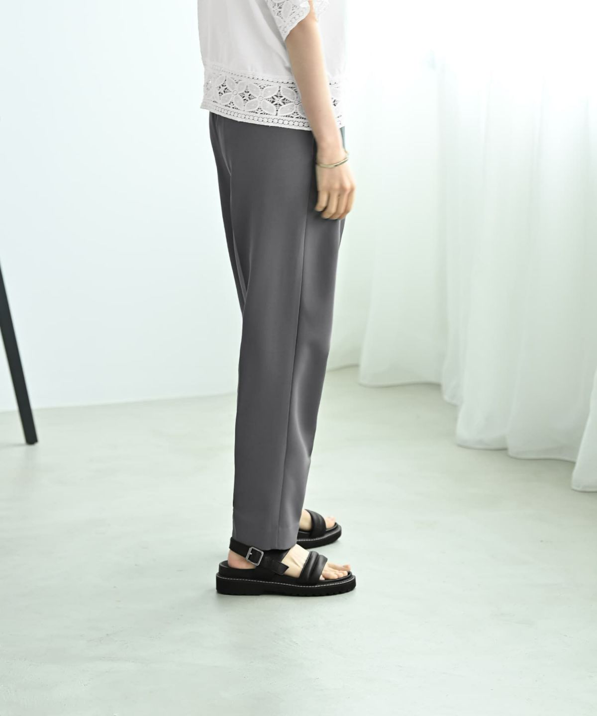 着用イメージ 170cm グレー