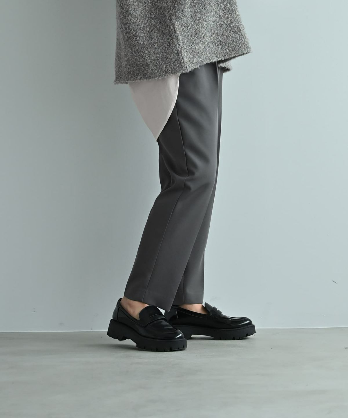 着用イメージ 170cm グレー