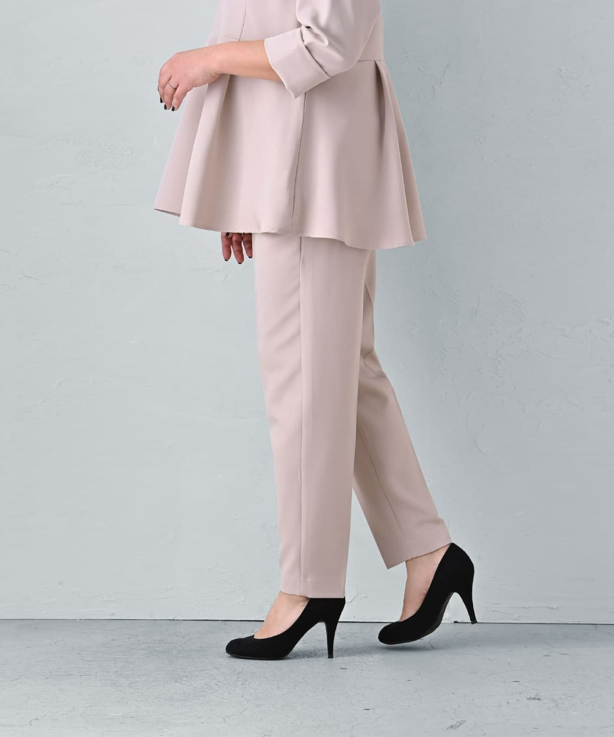 着用イメージ 163cm アイボリー