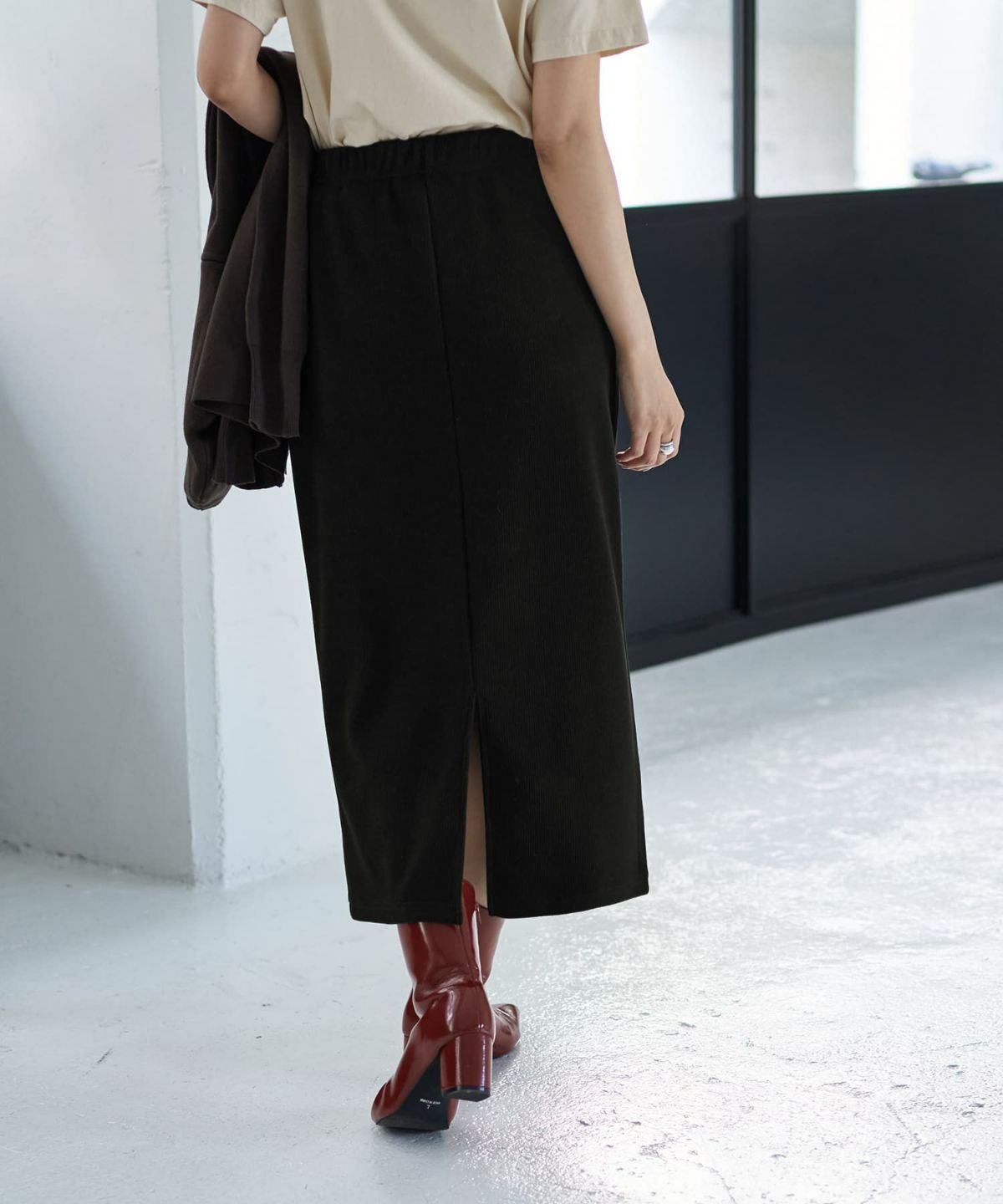 着用イメージ 166cm ブラック 02サイズ