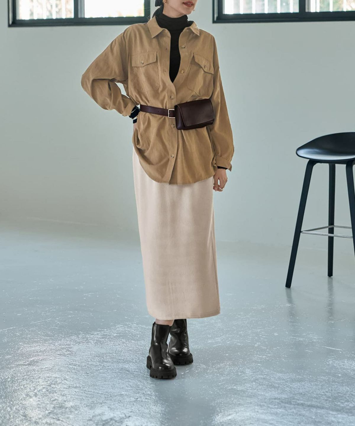 着用イメージ 168cm エクリュ 02サイズ