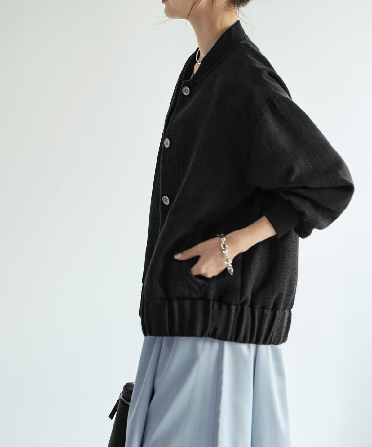 着用イメージ 168cm ブラック