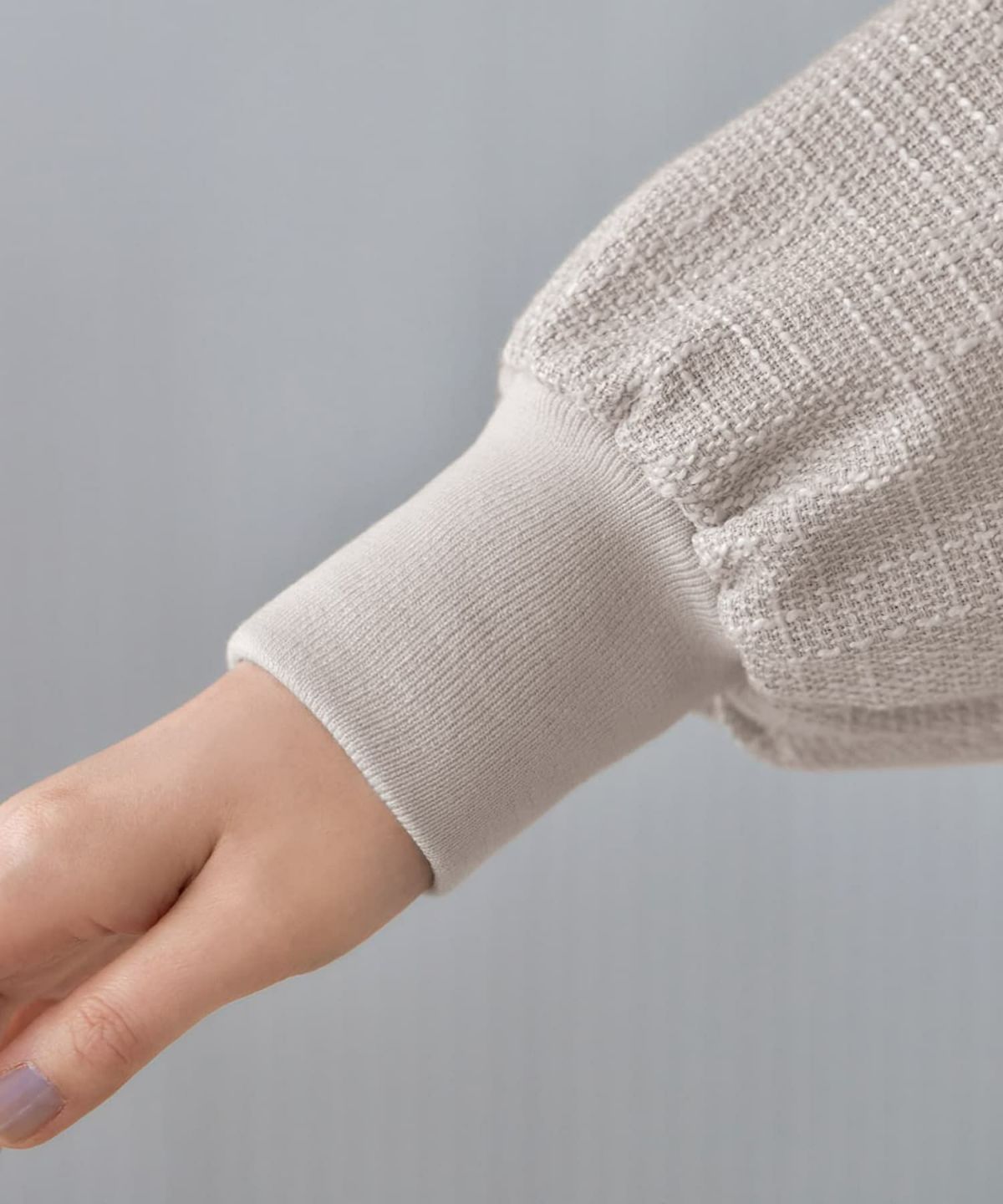 着用イメージ 166cm プラチナミックス