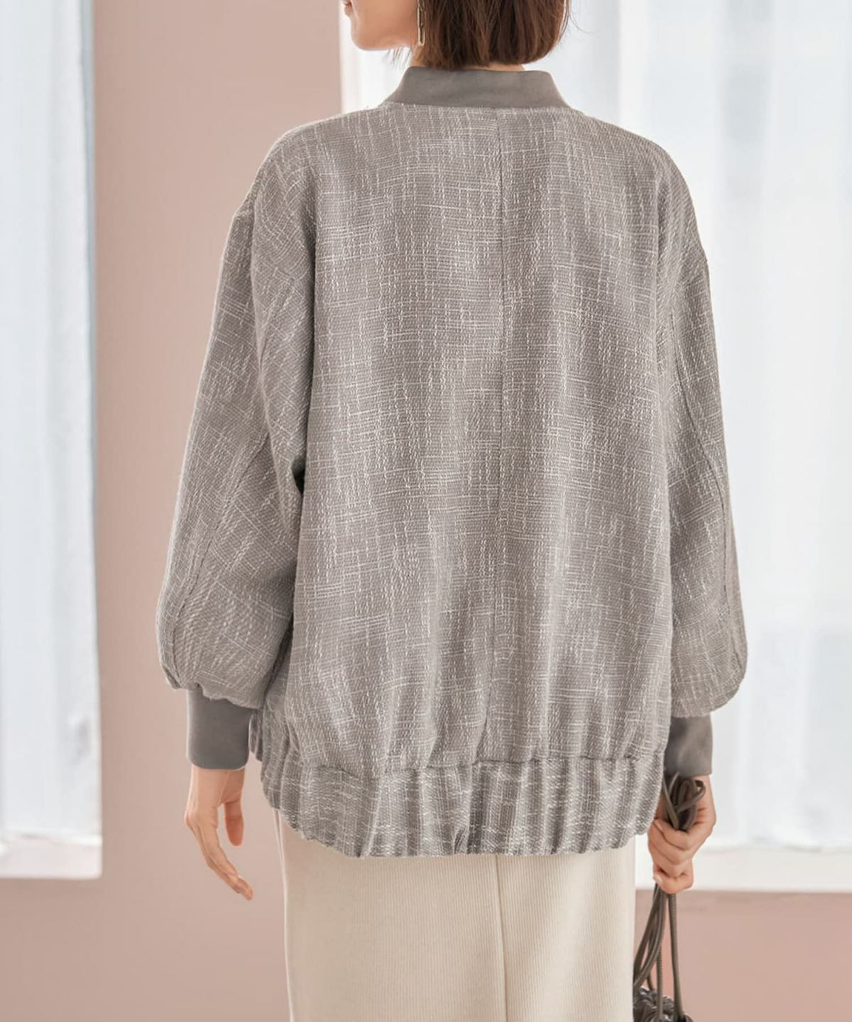 着用イメージ 168cm グレーミックス