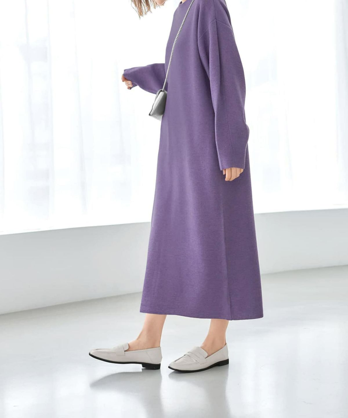 着用イメージ 166cm パープル 02サイズ