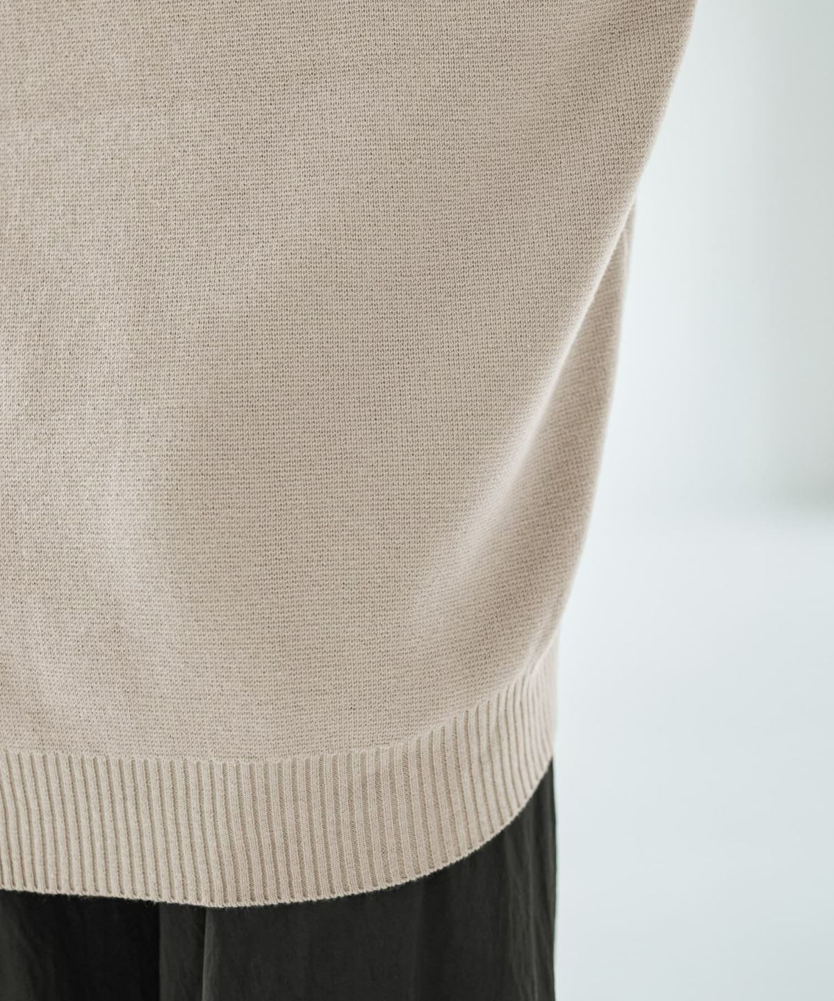 着用イメージ 167cm ライトグレージュ