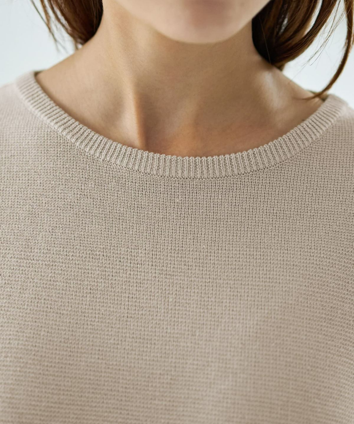 着用イメージ 167cm ライトグレージュ