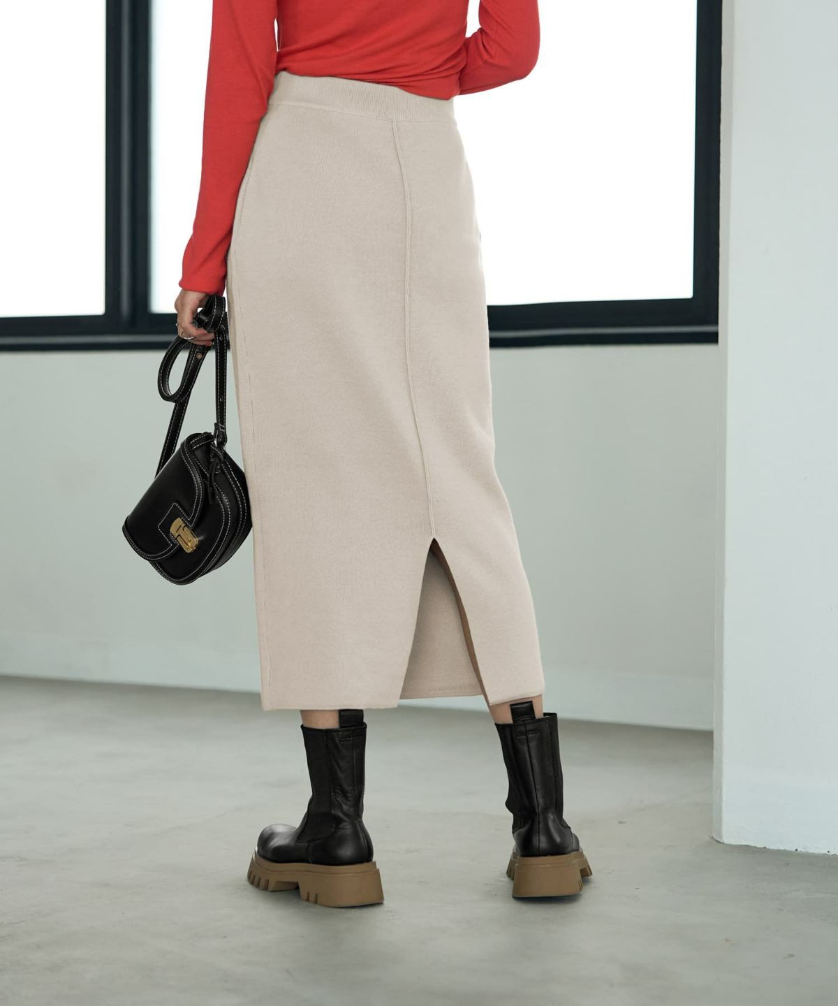 着用イメージ 168cm Sサイズ ライトグレージュ