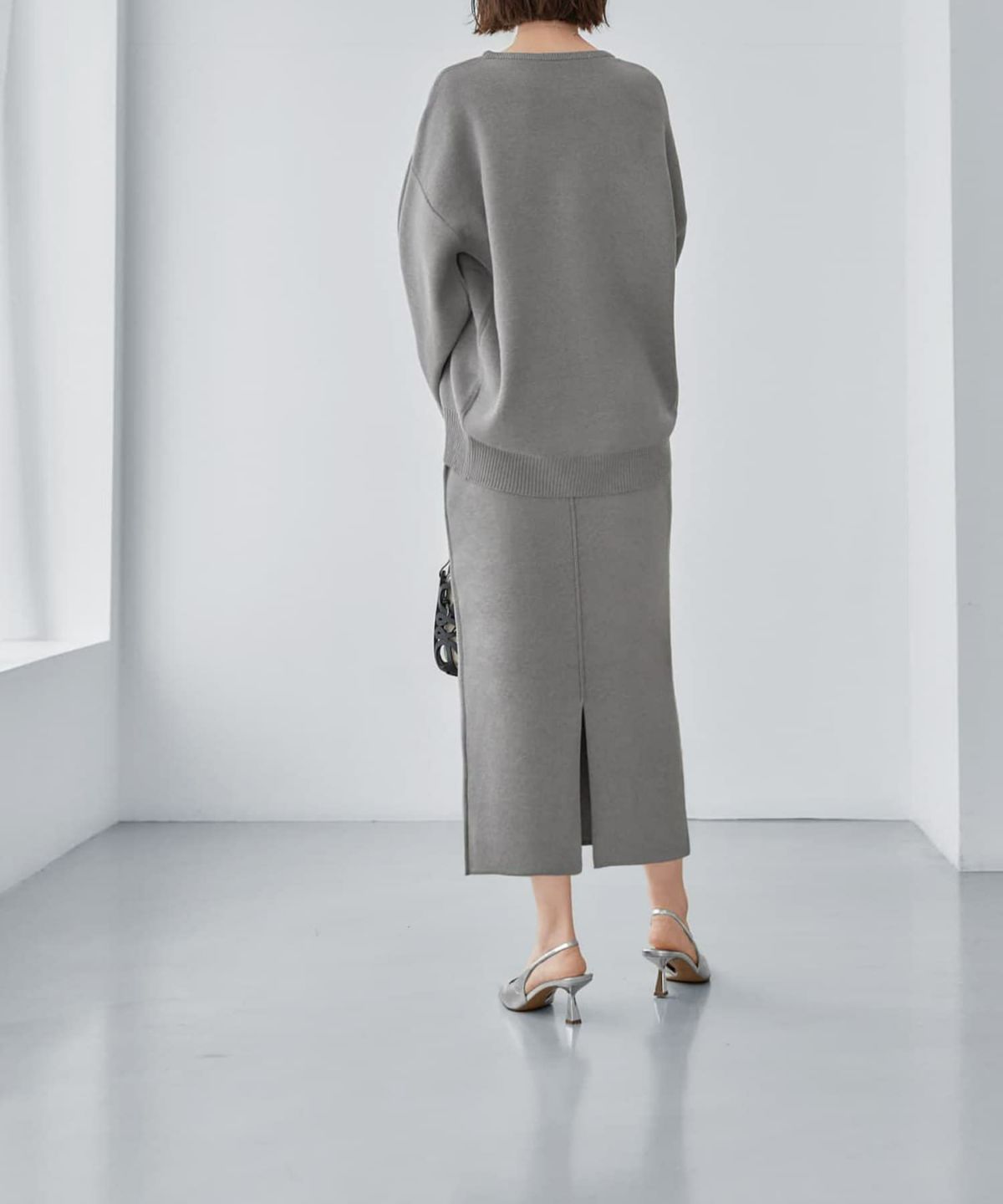 着用イメージ 168cm Sサイズ グレー