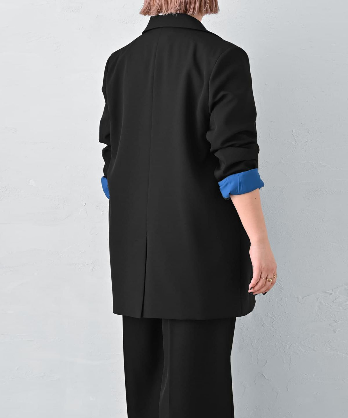 着用イメージ 163cm ブラック