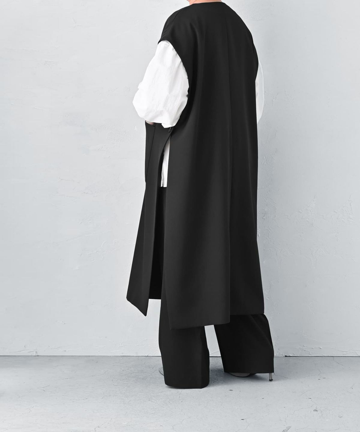着用イメージ 163cm ブラック