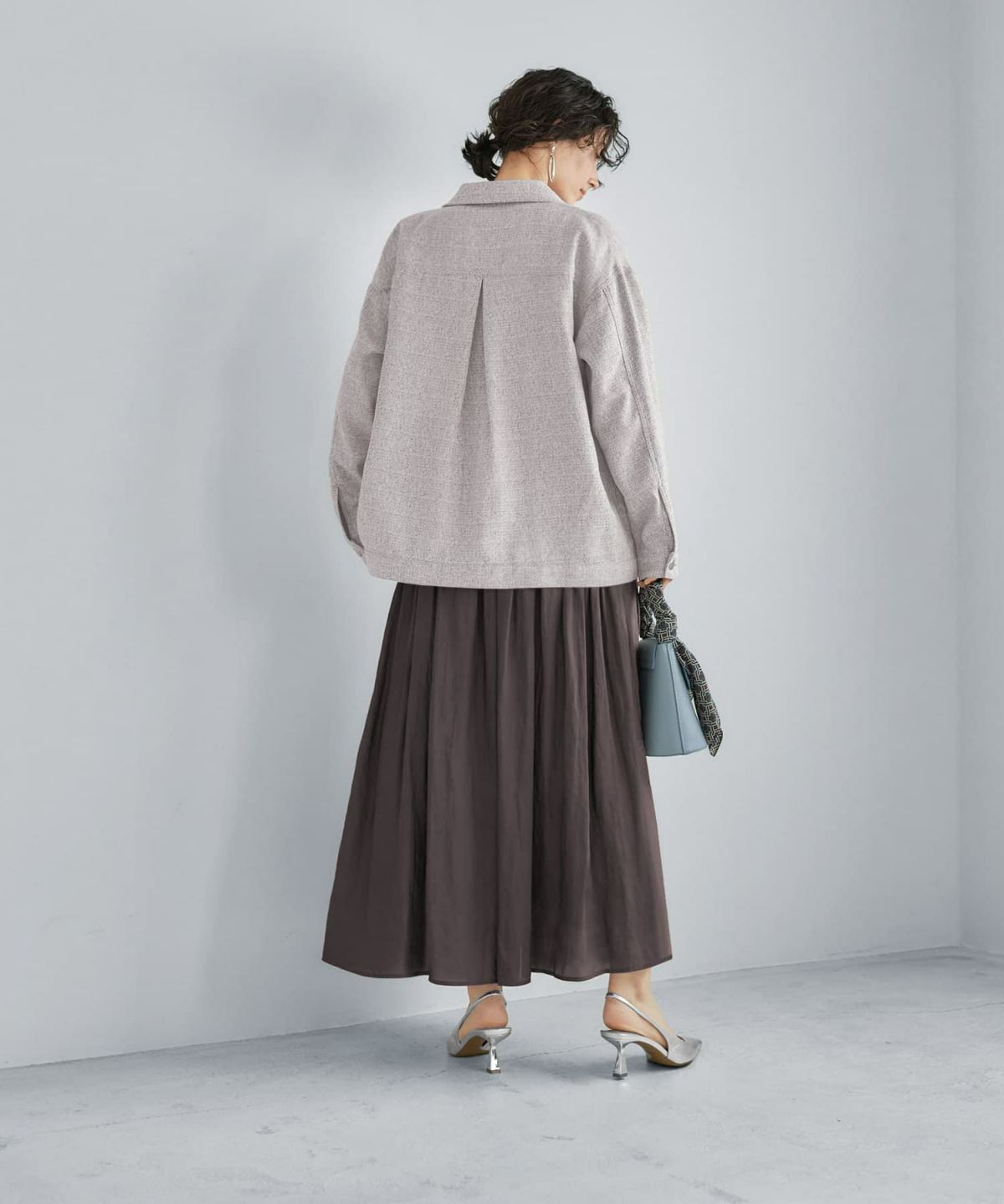 着用イメージ 165cm 着用サイズ 02 セピア
