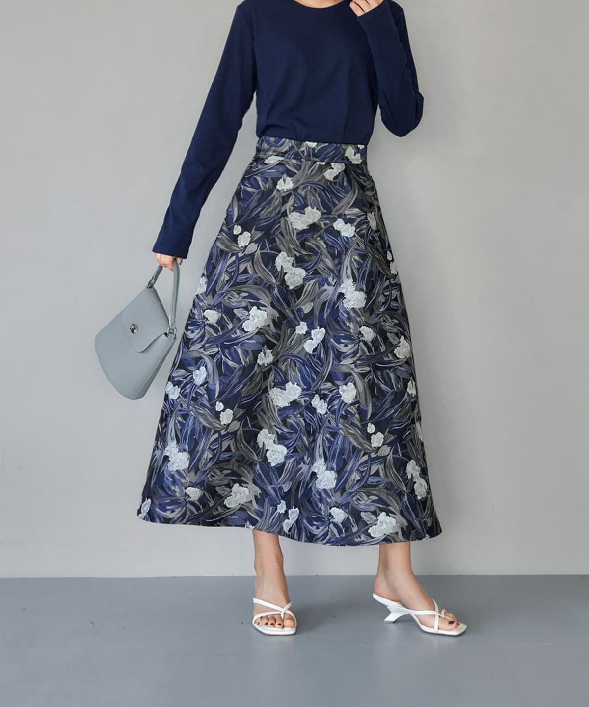 着用イメージ 167cm ネイビー 02サイズ