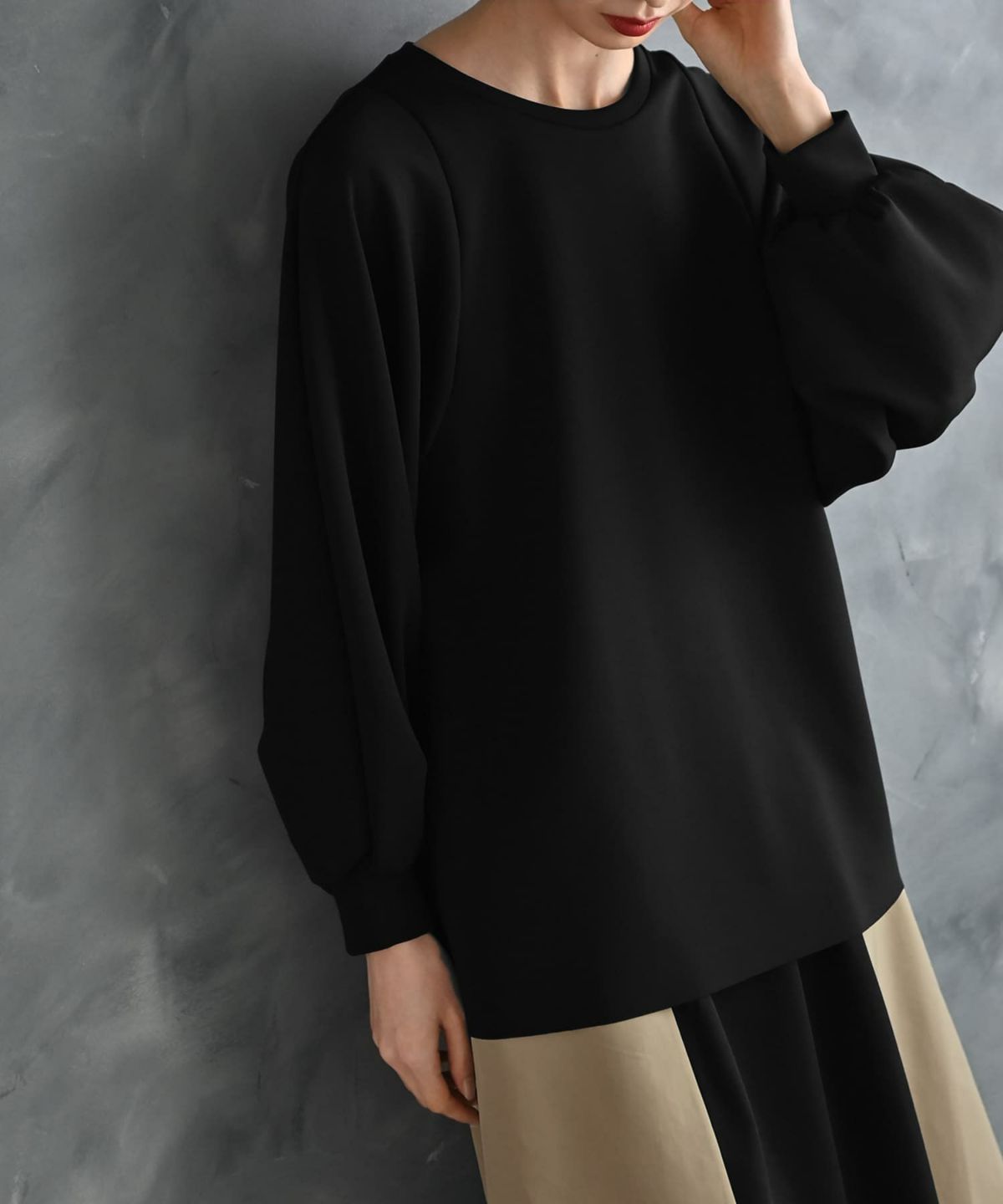 着用イメージ 175cm ブラック