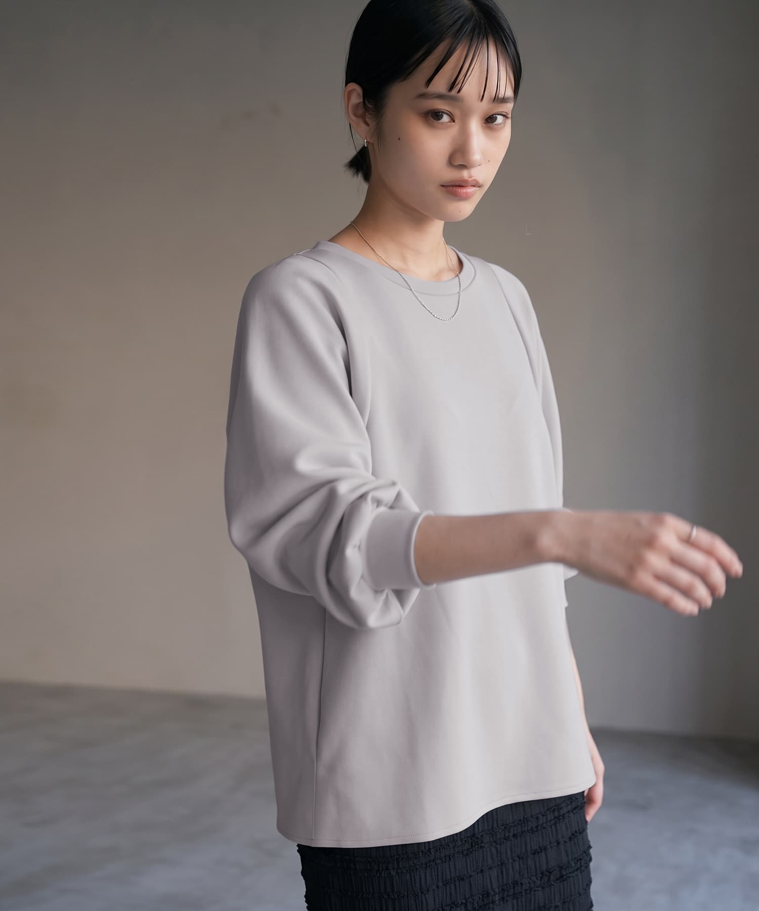 着用イメージ 175cm ブラック