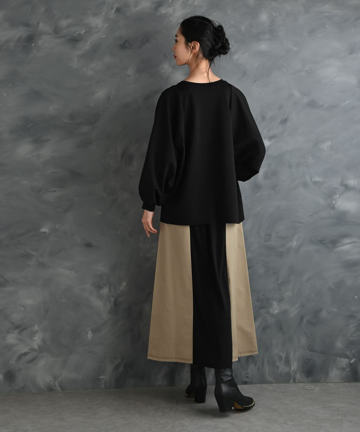 着用イメージ 175cm ブラック