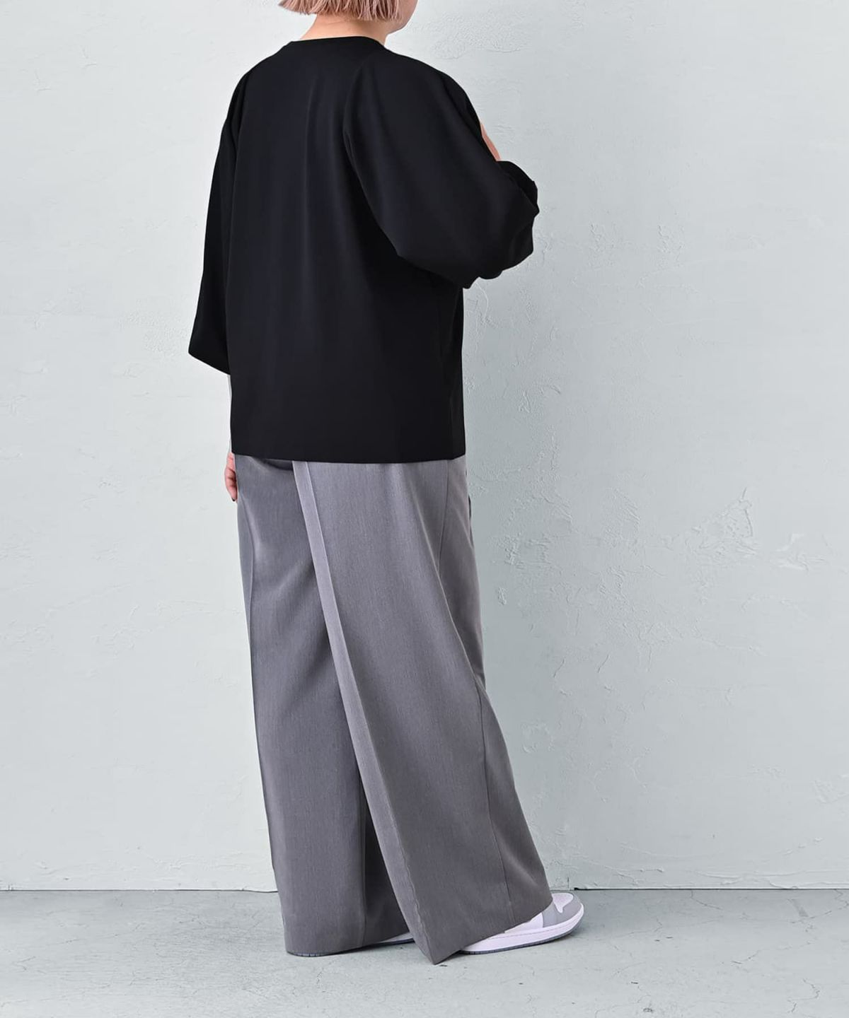 着用イメージ 163cm ブラック