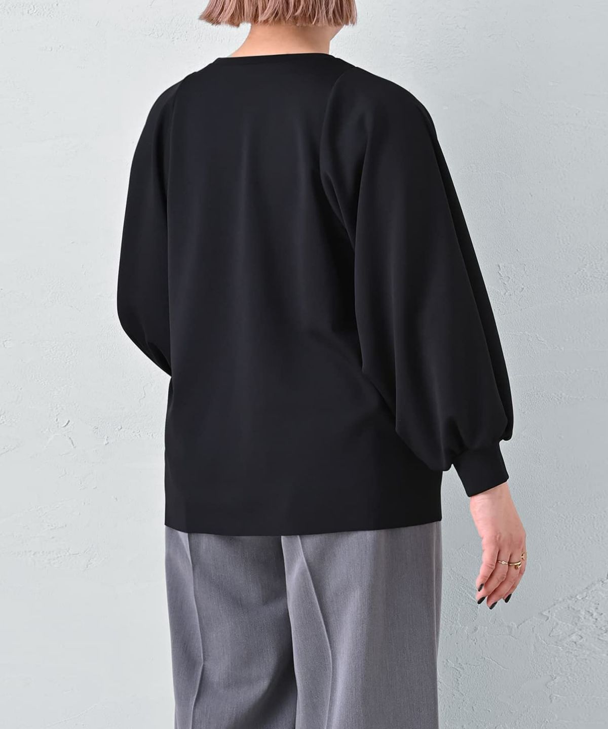 着用イメージ 163cm ブラック