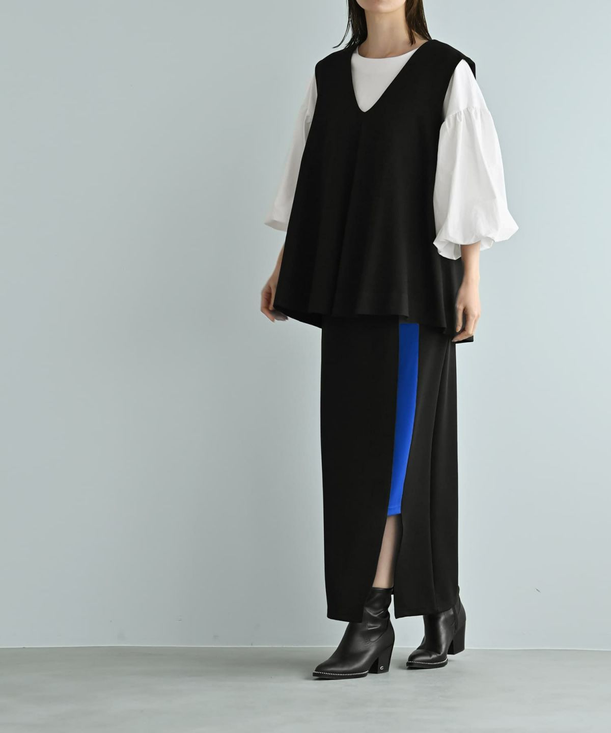  着用イメージ 170cm ブラック