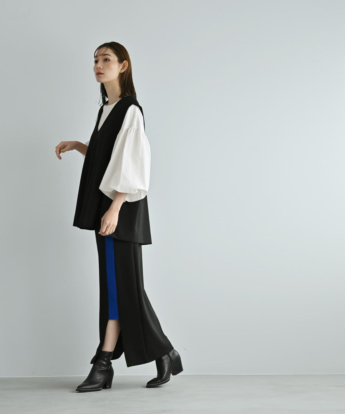  着用イメージ 170cm ブラック