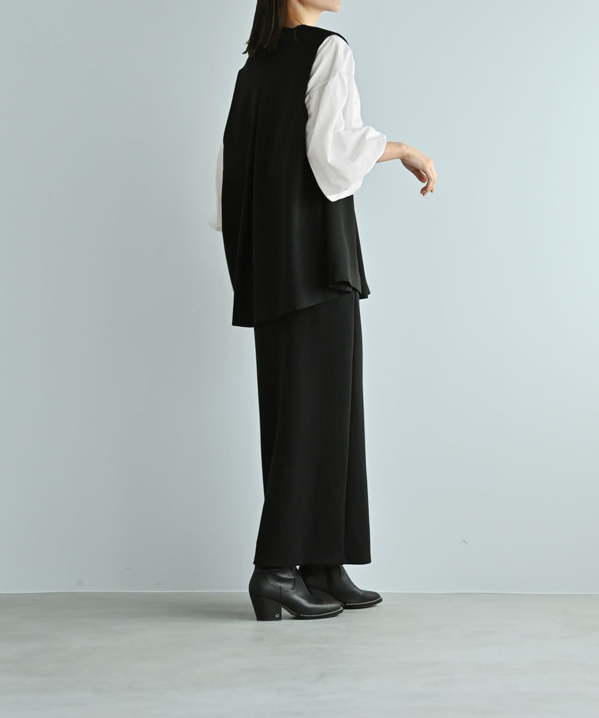  着用イメージ 170cm ブラック