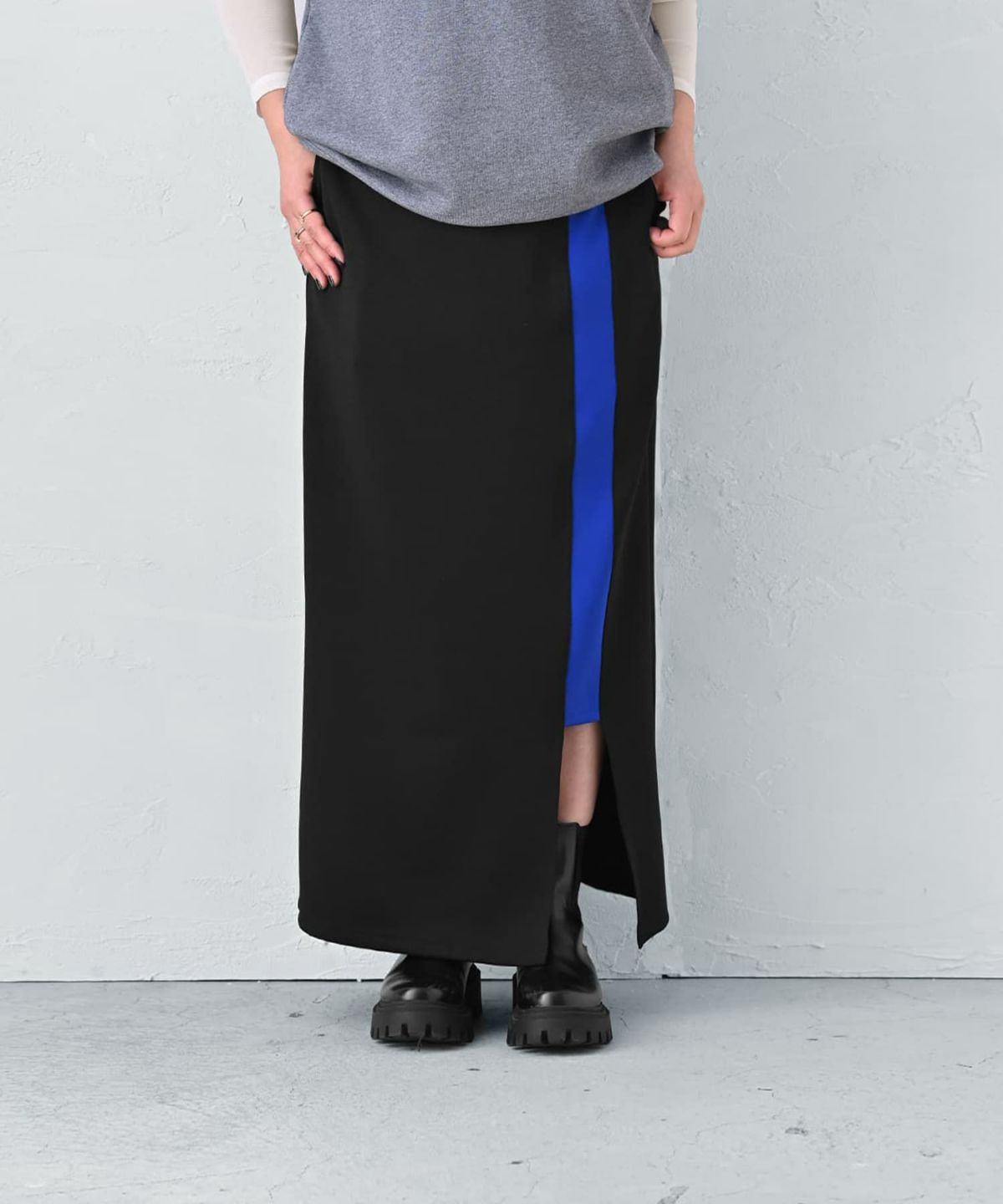  着用イメージ 163cm ブラック