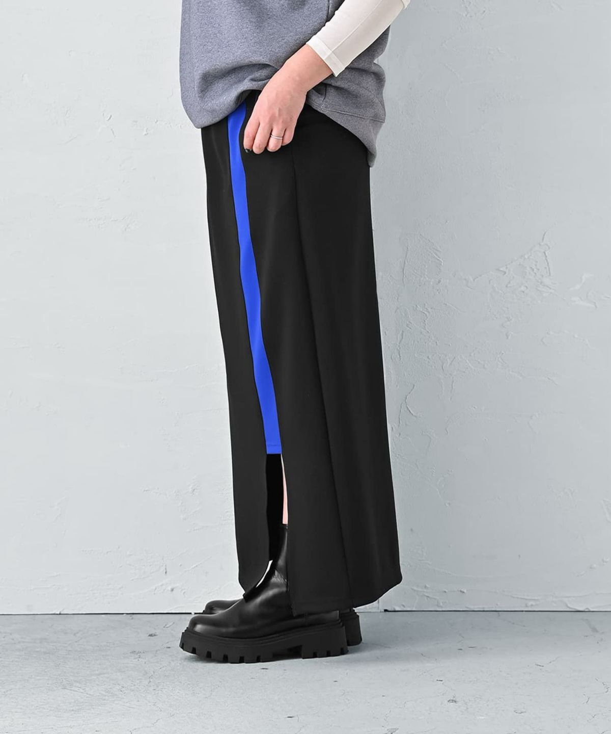  着用イメージ 163cm ブラック