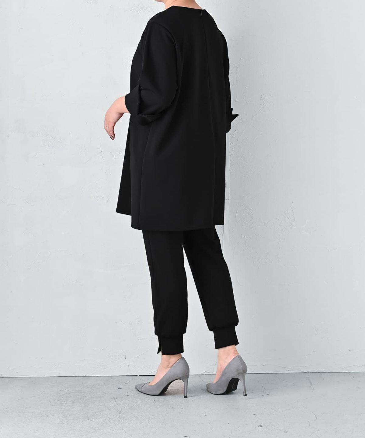 着用イメージ 163cm ブラック