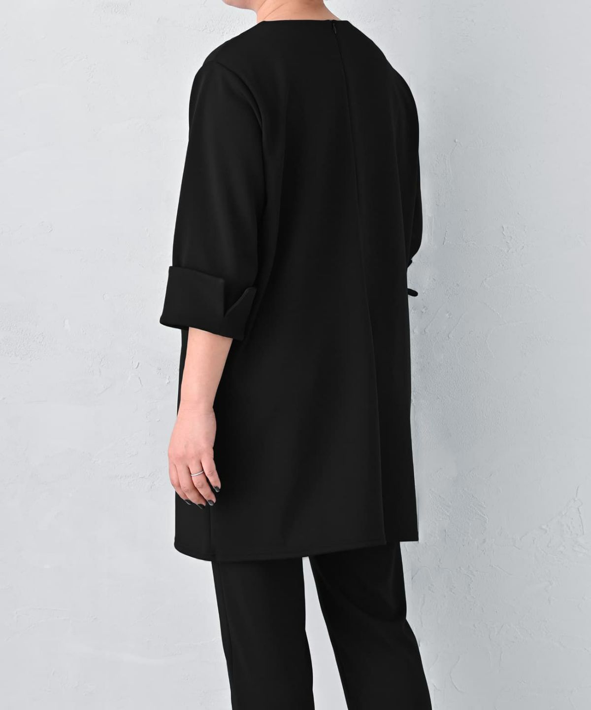 着用イメージ 163cm ブラック