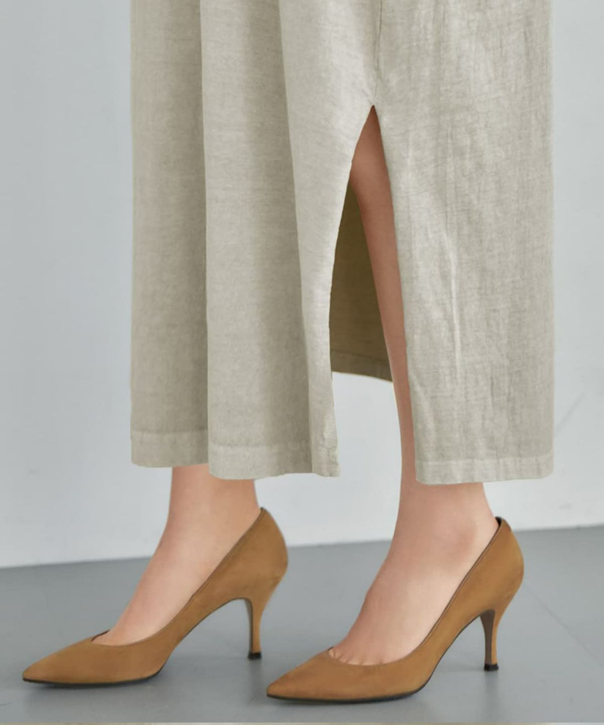 着用イメージ 167cm オリーブベージュ