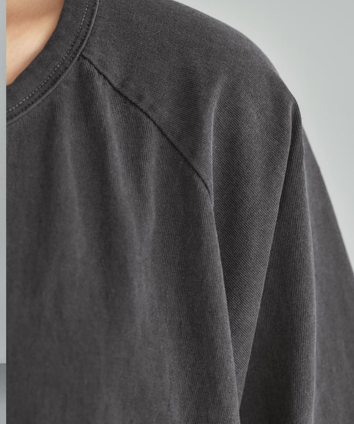 着用イメージ 165cm チャコール