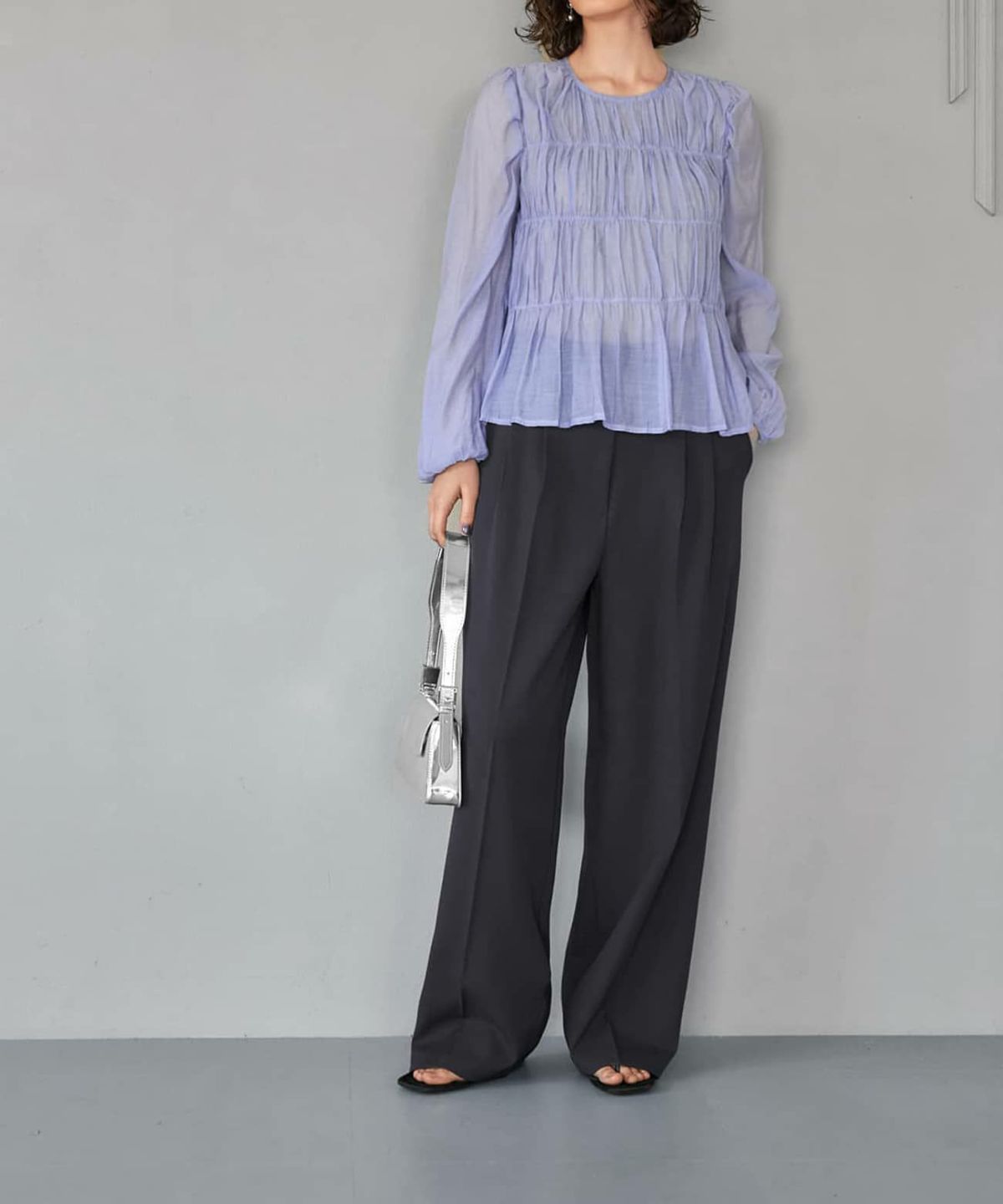 着用イメージ 165cm パープル