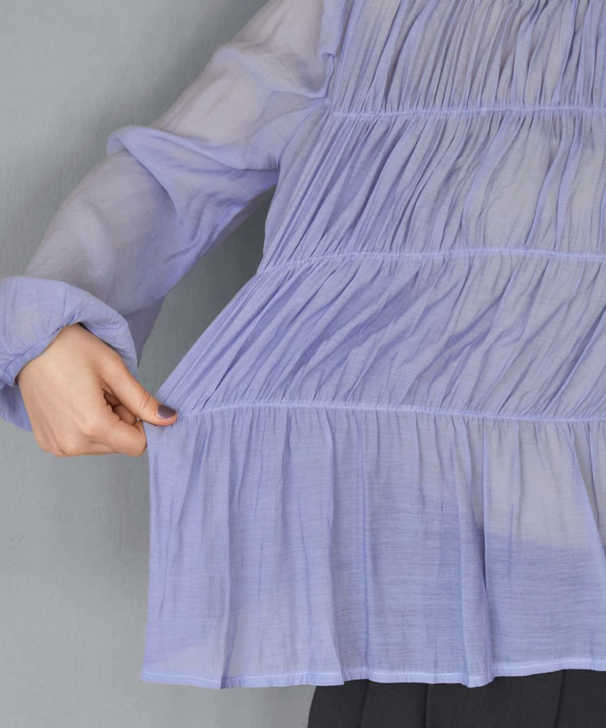 着用イメージ 165cm パープル